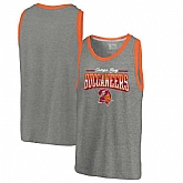 Tampa Bay Buccaneers NFL Pro Line by Fanatics Branded Throwback Collection Season Ticket Tri-Blend Tank Top - Heathered Gray,baseball caps,new era cap wholesale,wholesale hats